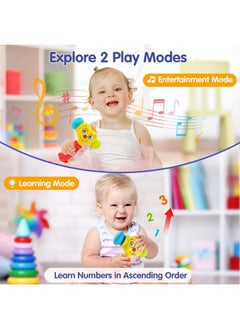 HOLA HOLA Toys for 1 Year Old Boy Birthday Gift - Hammer Baby Toys 12-18 Months, Musical 1 Year Old Toys with Light Flashing, Toys for 1 + Year Old Boy Toddlers Toys Age 1-2 Baby Toys Easter Stuffers  - Image 4
