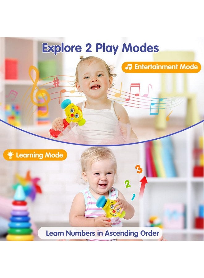 هولا ألعاب HOLA للأطفال بعمر سنة واحدة كهدية عيد ميلاد - ألعاب مطرقة للأطفال بعمر 12-18 شهرًا، ألعاب موسيقية للأطفال بعمر سنة واحدة مع وميض ضوئي، ألعاب للأطفال بعمر سنة واحدة فما فوق، ألعاب للأطفال بعمر 1-2 سنة، هدايا عيد الفصح - Image 4