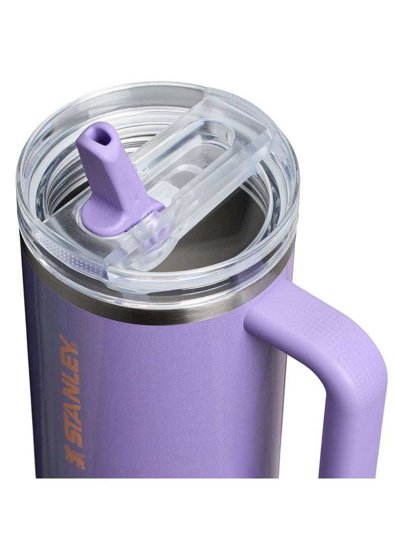 Stanley Quencher ProTour Flip Straw Tumbler with Leakproof Lid 40 oz | Built-In Straw & Handle | Cupholder Compatible for Travel | Insulated Stainless Steel Cup | BPA-Free - Image 3