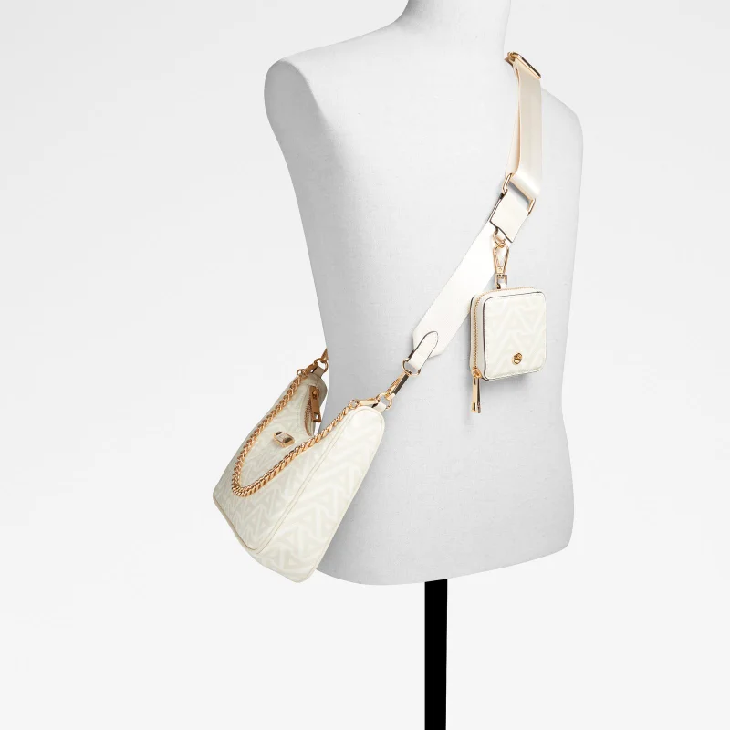 ALDO  ANNAENDRA Monogram Shoulder Bag with Coin Pouch for Women | Best Price UAE