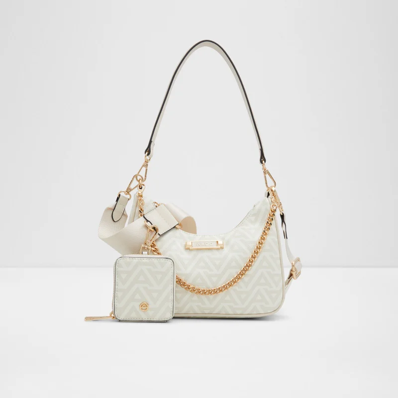 الدو ANNAENDRA Monogram Shoulder Bag with Coin Pouch