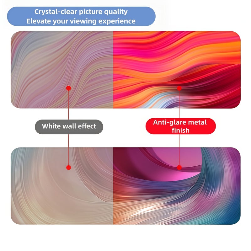 Self Adhesive Anti Glare Projection Screen 60 Inch Easy Fold No Drilling - Image 4