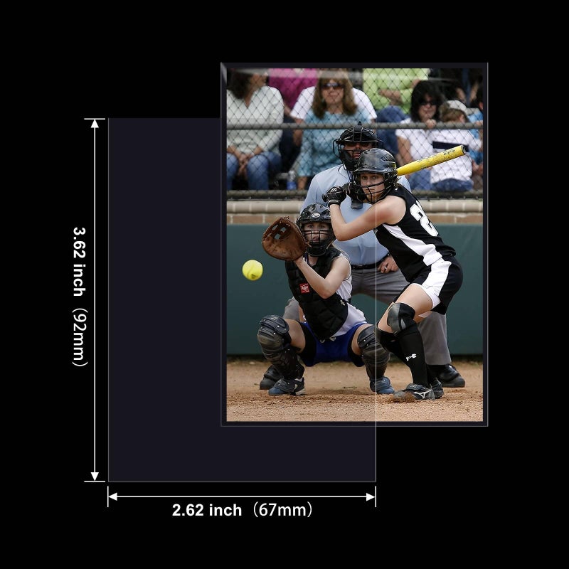 belifun 1000ct Soft Trading Card Sleeves - Clear Penny Sleeves, Toploaders for Trading Cards, Card Protector Sleeves for Standard Cards, Baseball Cards, Sports Cards, Game Cards, MTG, Football Cards - Image 2