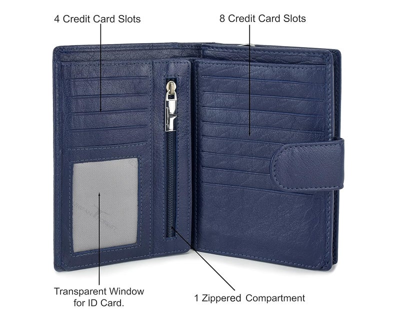 URBANFOREST Tina Leather Wallet For Women . - Image 2