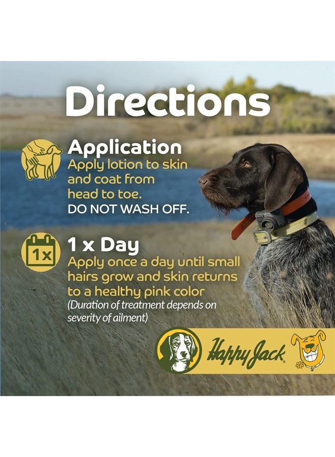 Happy Jack Mange Medicine & Mange Treatment for Dogs & Horses - Brings Soothing Itch Relief to Hot Spots, Severe Mange, Fungi, Allergies, Eczema & Most Dog Skin Irritation (8 oz) - Image 5