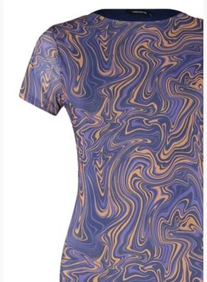 trendyol Abstract Print Dress