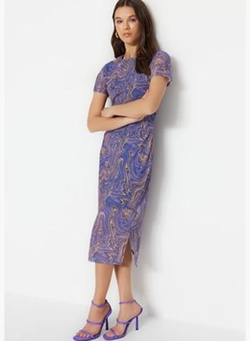 trendyol Abstract Print Dress