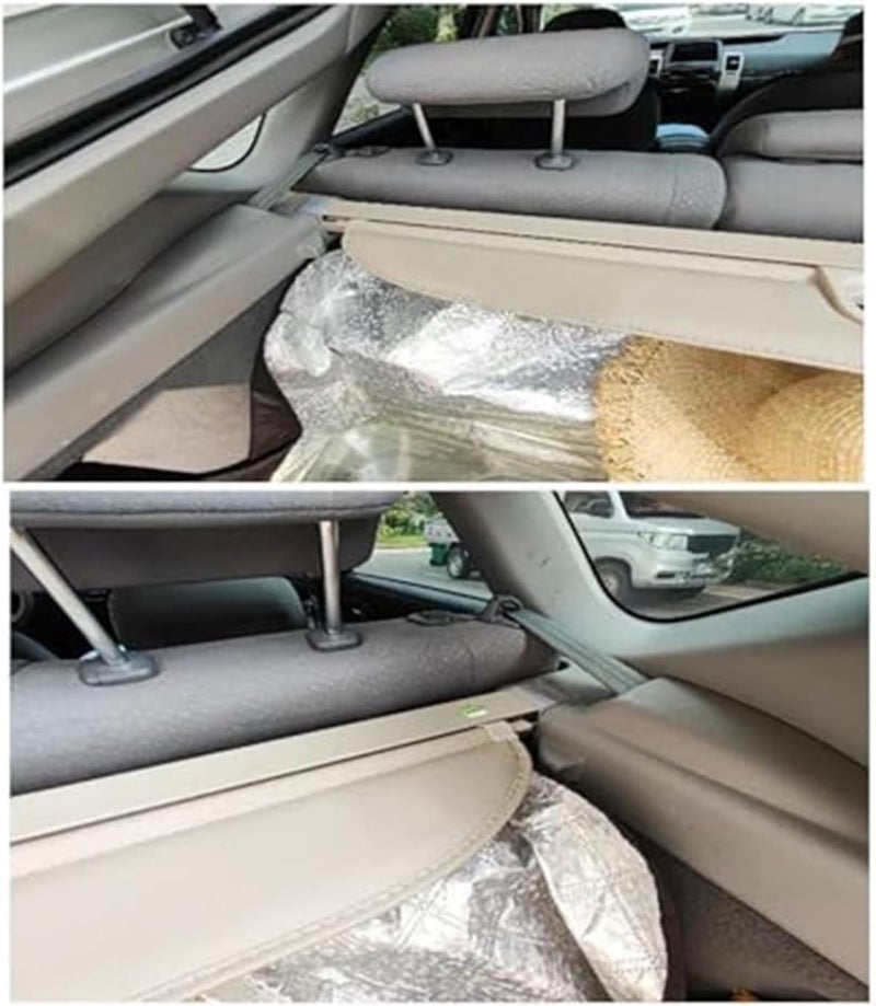 QASULER Rear Trunk Cargo Cover for Toyota Prius 2004-2009 - Image 3