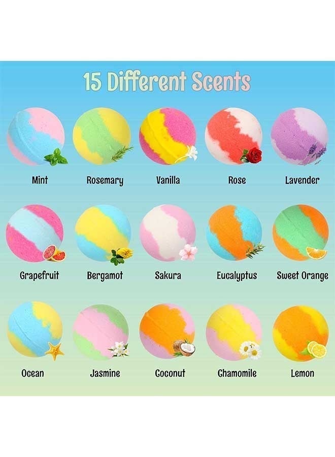 Beauenty Bath Bombs for Kids.Contains Glow-in-the-dark Surprise Toy, Natural and Organic Colorful Bubble Bath, Safe, Fun and Educational,Ideal Gift for Boys and Girls! (15) - Image 2