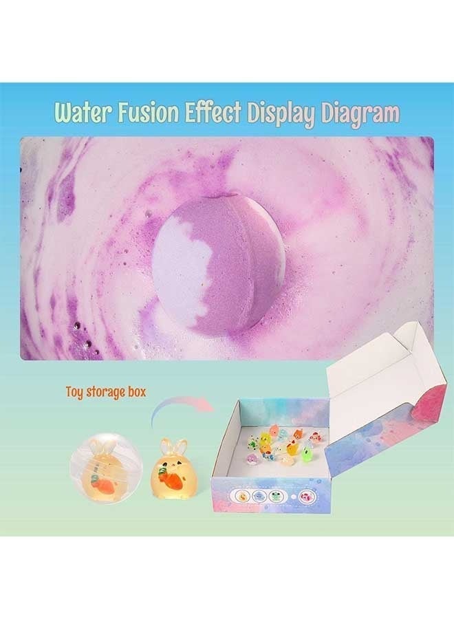 Beauenty Bath Bombs for Kids.Contains Glow-in-the-dark Surprise Toy, Natural and Organic Colorful Bubble Bath, Safe, Fun and Educational,Ideal Gift for Boys and Girls! (15) - Image 4
