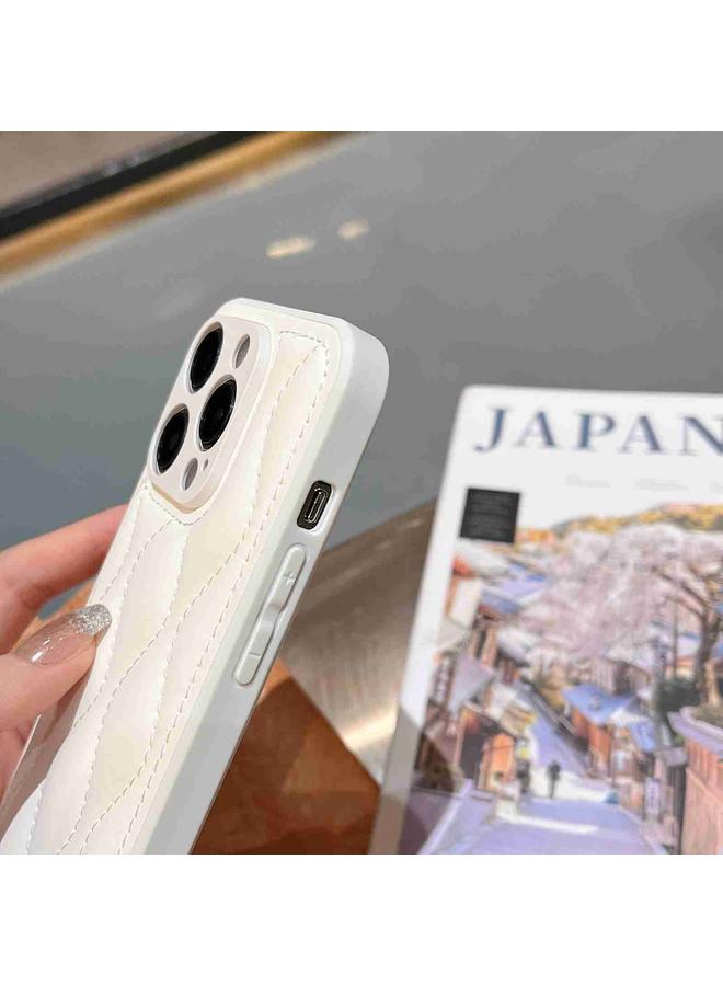 S-TOP Case For iPhone 15 Pro Max Fine Hole 8-shaped Texture Eiderdown Airbag Phone Case - Image 4