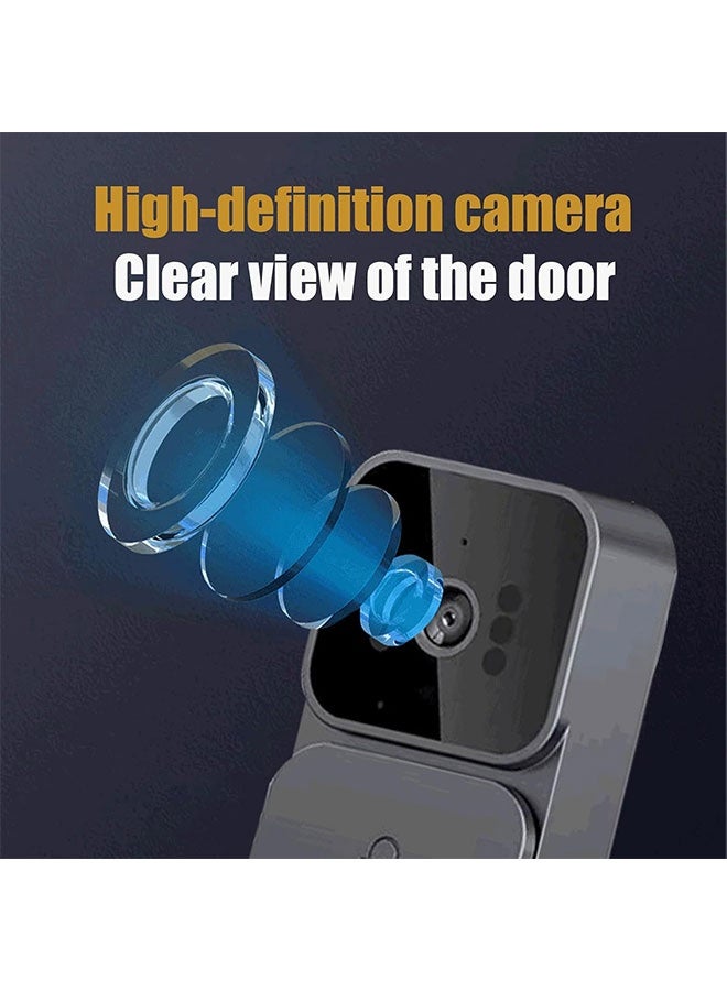 Smart Video Doorbell, 4.3-Inch IPS Screen, Two-Way Talk, Built-In Chime, Full-Scenario Security For Villas, Homes, Offices, Apartments - Image 4