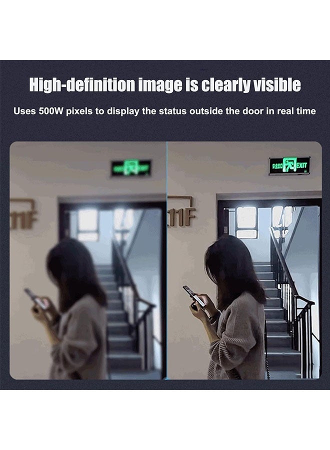 Smart Video Doorbell, 4.3-Inch IPS Screen, Two-Way Talk, Built-In Chime, Full-Scenario Security For Villas, Homes, Offices, Apartments - Image 5