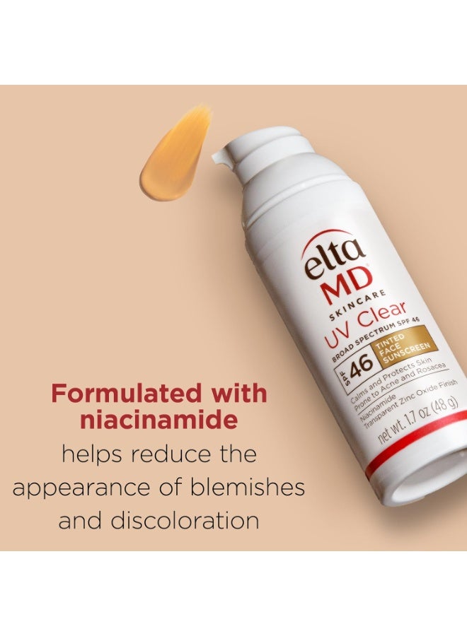 EltaMD UV CLEAR BROAD SPECTRUM SPF 46 TINTED FACE SUNSCREEN, 1.7OZ (48G) - Image 5