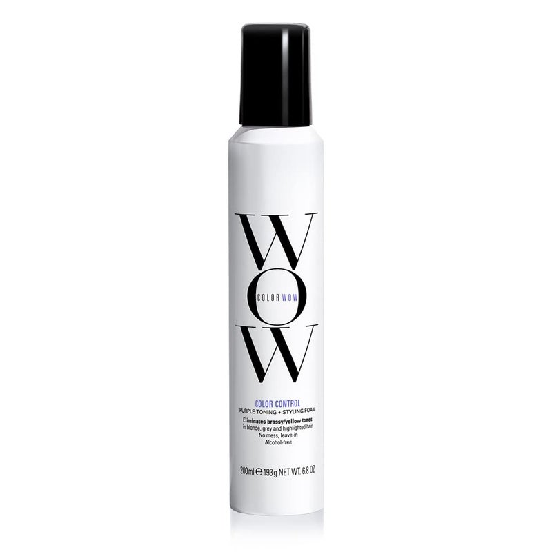 Color Wow Color Control Purple Toning + Styling Foam - Image 1