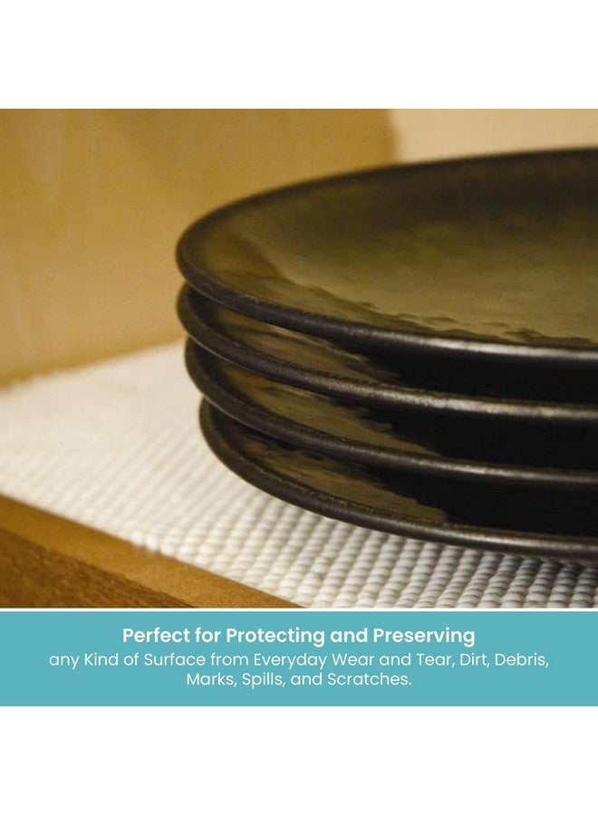 Con-Tact Brand Grip Premium Shelf Liner, Thick and Non-Adhesive Drawer Liner, Multi-Purpose and Easy to Use, 18" x 10', White, Pack of 1 - Image 5