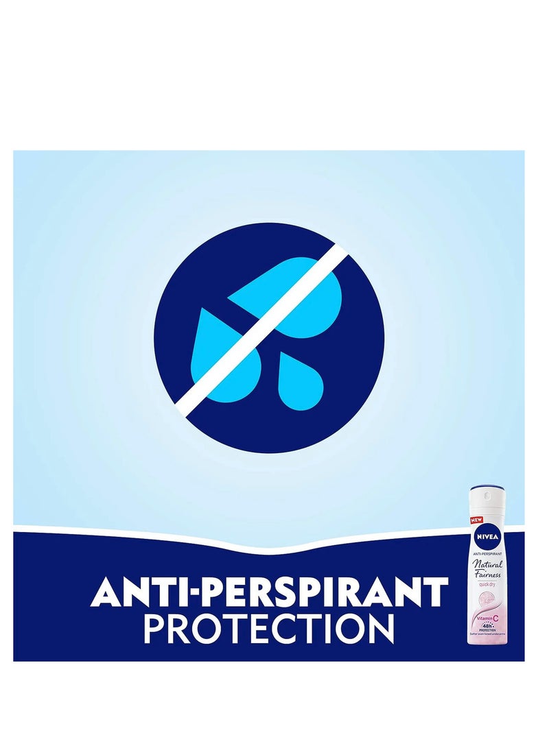 نيفيا 3 عبوات من مضاد التعرق سبراي ناتشورال ريدينس للنساء من نيفيا 150مل - Image 4