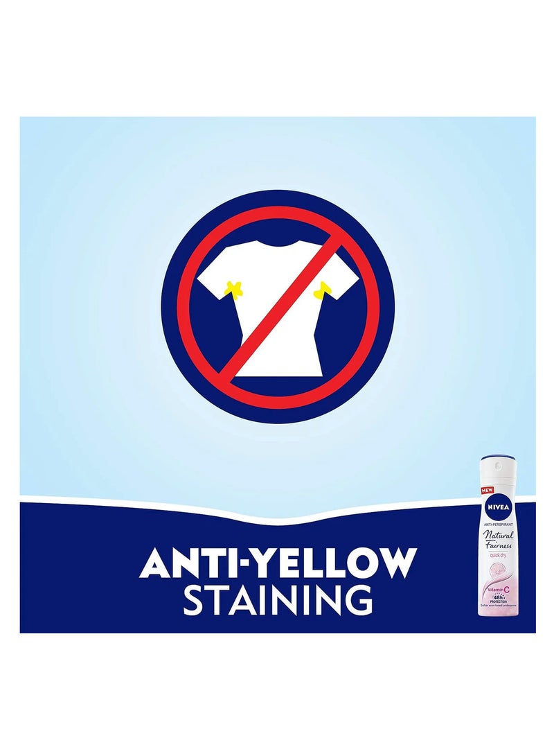 نيفيا 3 عبوات من مضاد التعرق سبراي ناتشورال ريدينس للنساء من نيفيا 150مل - Image 2