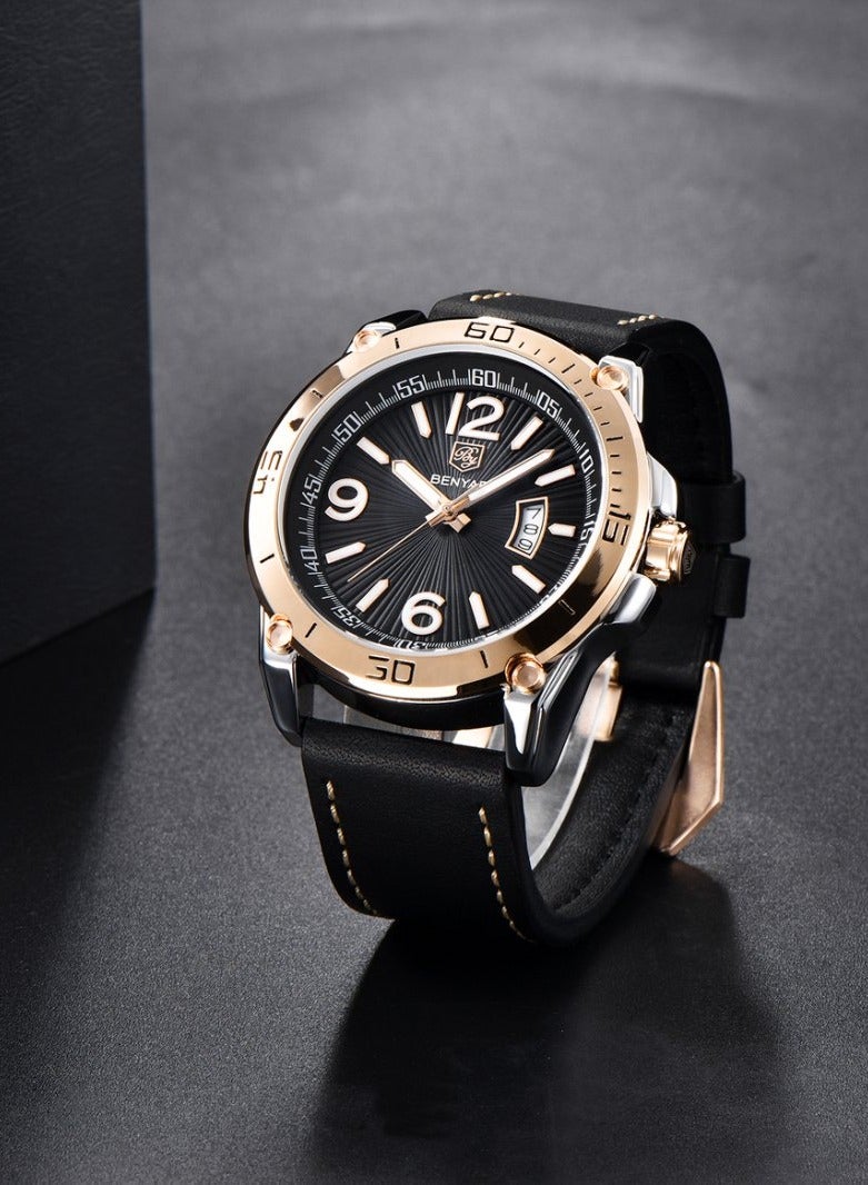 بينيار ساعات رجاليه  كوارتز ضد الماء - Image 5