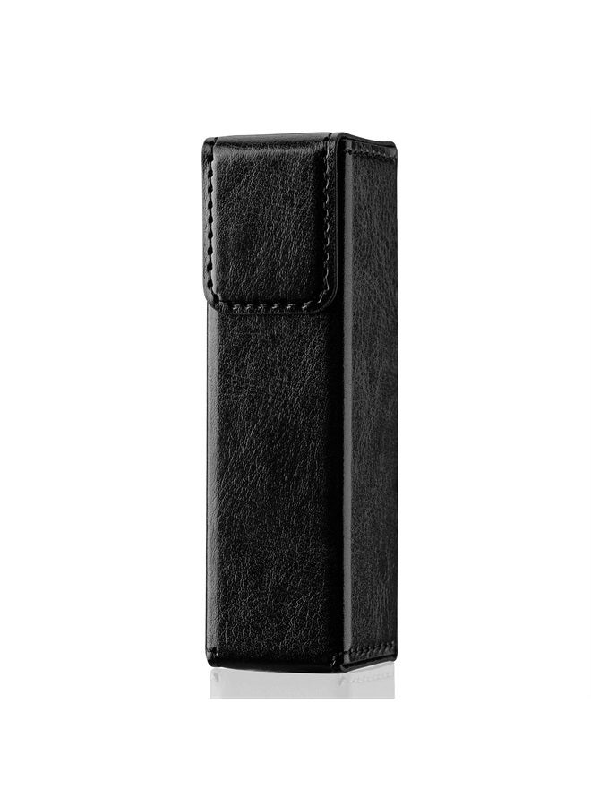 LISAPACK Perfume Atomizer Holder For Travel, Lipstick Holder For Purse, Portable Lipstick Case (Black) - Image 1