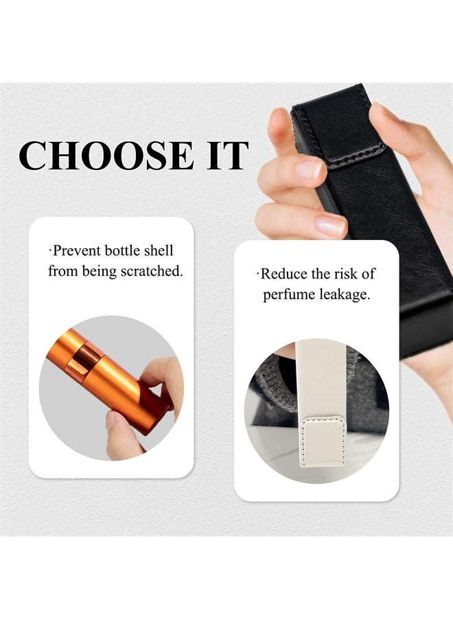 LISAPACK Perfume Atomizer Holder For Travel, Lipstick Holder For Purse, Portable Lipstick Case (Black) - Image 4