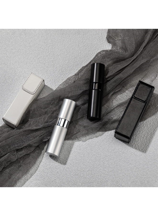 LISAPACK Perfume Atomizer Holder For Travel, Lipstick Holder For Purse, Portable Lipstick Case (Black) - Image 2