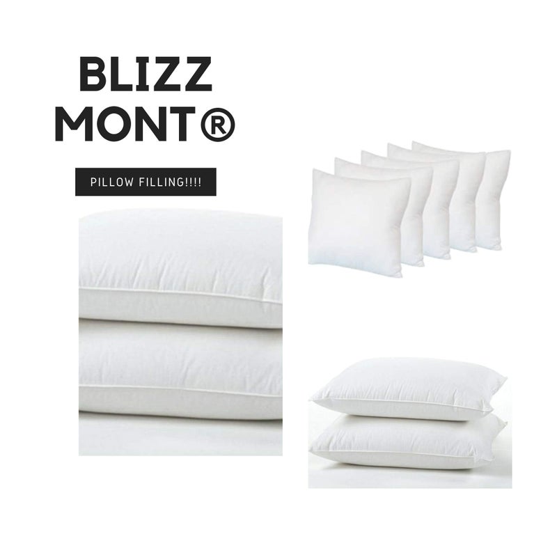 Blizz Mont Microfiber Bed Pillow, 16 X 24 Inches (41 X 61 CM) White, Pack of 1 - Image 5