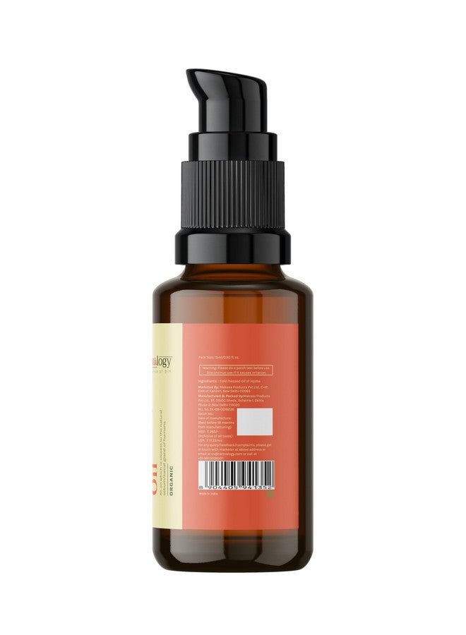Tattvalogy Golden Jojoba Oil | Derived From Jojoba Seeds | 100% Cold-Pressed & Organic | Pure, Virgin & Unrefined | For Hair, Moisturizing Skin, Makeup Primer & Nails | In Glass Bottle - 15 ml - Image 3
