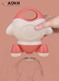 WAOKN Children's Summer Swimming Pool Tub Bathing Bath Toys Baby Bathroom Rotating Water Jet Rocket Shower Toys Gift for Toddlers  - Image 2