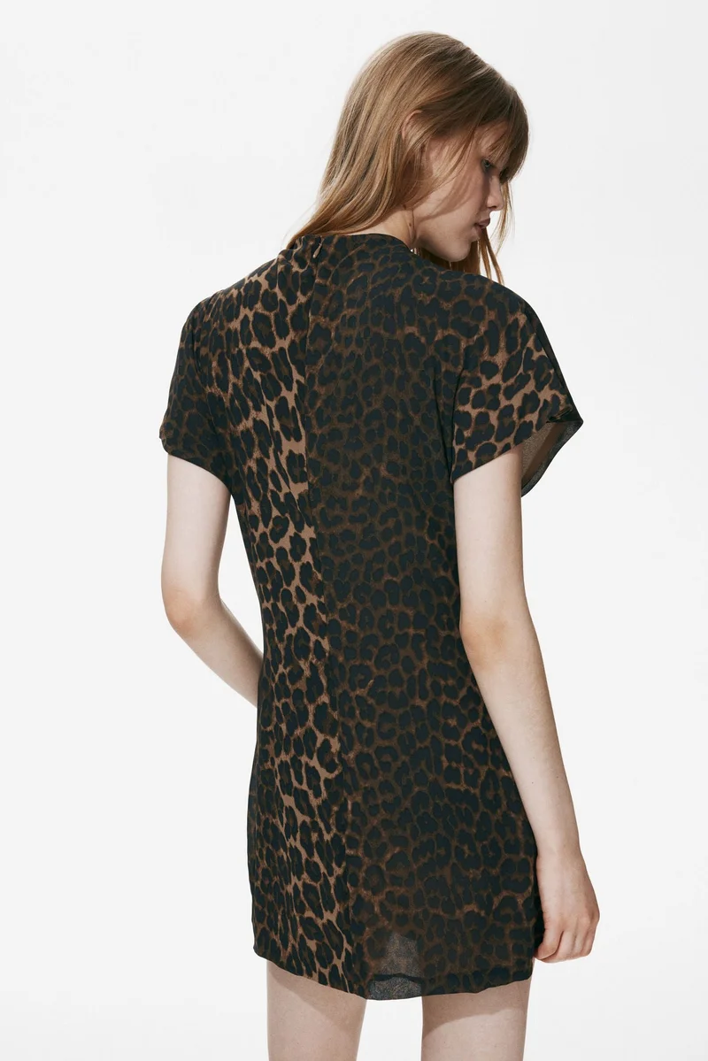 H&M Draped turtleneck dress