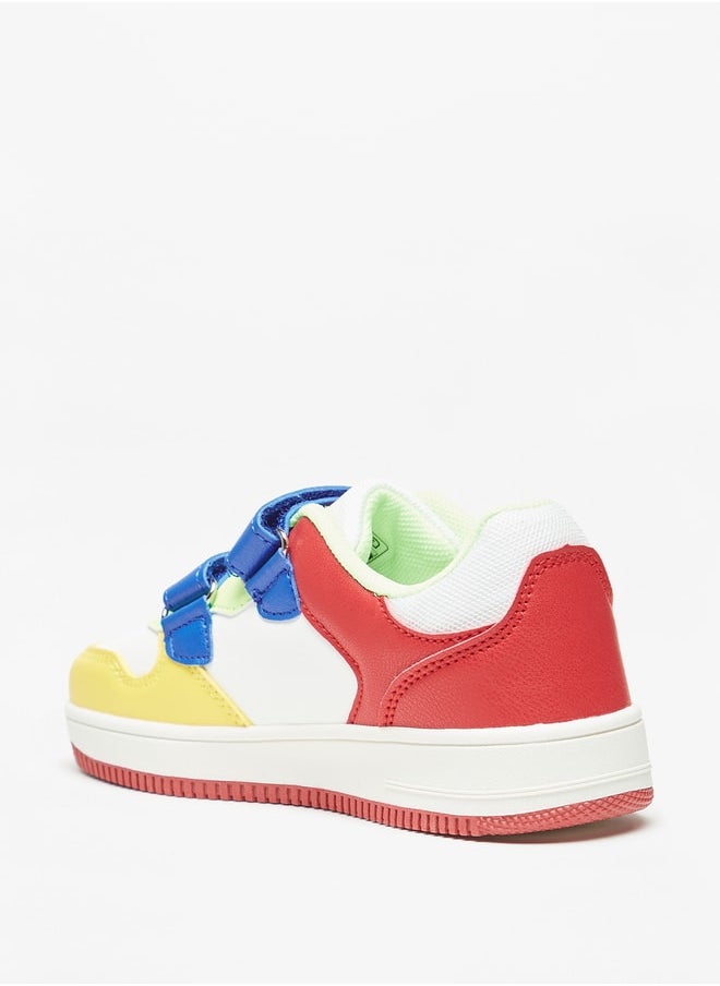 Kappa - Boys' Colourblock Casual Sneakers With Hook And Loop Closure - Image 1
