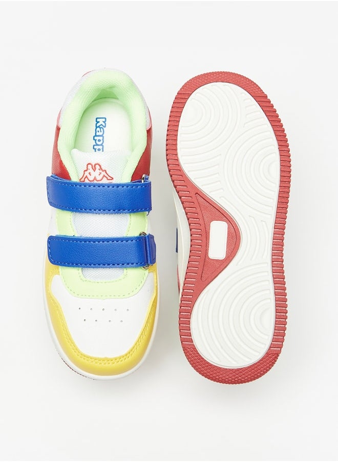 Kappa - Boys' Colourblock Casual Sneakers With Hook And Loop Closure - Image 1