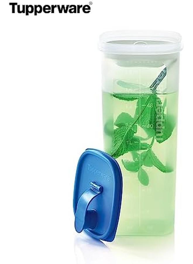 توبروير إبريق بلاستيك رفيع بسعة 2 لتر، لون أزرق شفاف - Image 2