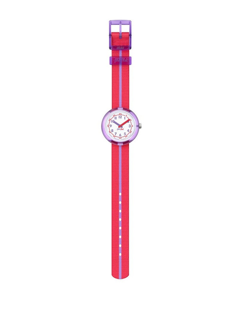 Swatch Girls Purple Band Quartz Movement Water Resistant Wrist Watch - 32 Mm - Image 2