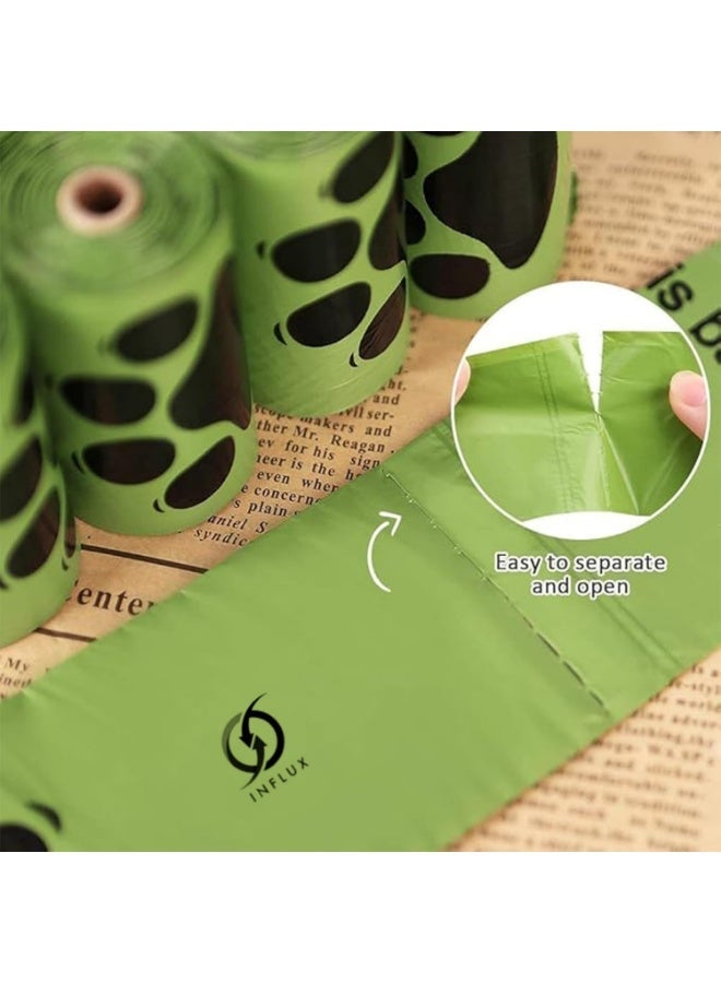 INFLUX 24 Rolls-360pcs Dog Poop Bags,Basics Standard Dog Waste Bags with Dispenser and Leash Clip,Cat Puppy Thick and Strong Biodegradable Leak Proof Eco- Friendly Pet Dog Supplies - Image 4