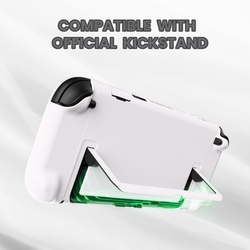 PlayVital Protective Case for Nintendo Switch 2 - Cute Dockable Hard Case Shell for Switch 2 with Thumb Grip & Sticker & Button Caps, Anti-Scratch & Shockproof Cover Skin - Light Violet - Image 3