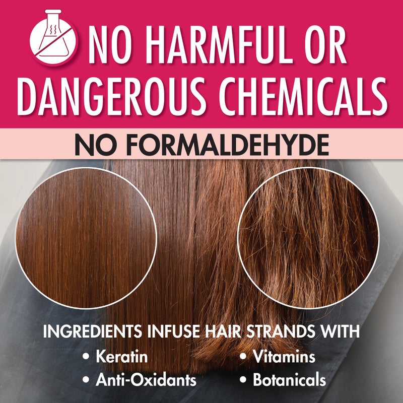 Keratin Salon Direct Keratin Hair Treatment, 4 oz | Frizz Control, Formaldehyde Free, Salon Quality, Smoothing Treatment, Long Lasting, Cream for All, Frizzy, Curly, Dry, Damaged Hair - Image 4