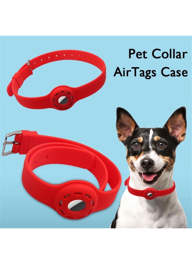 Generic - Pet Collar Suitable For Apple Airtags Locator Pet Collar Anti-lost Artifact Tracker Protective Cover-Color:Black - Image 1