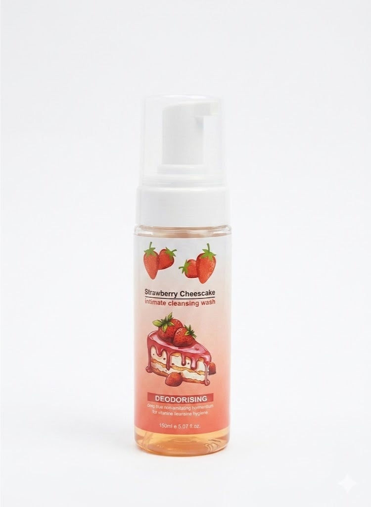 غسول الفراولة الكريمي للمناطق الحساسة (Strawberry Cheesecake Foaming Wash) - Image 1