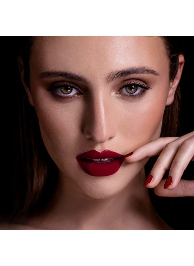 MAKI YIKA - MAKI YIKA Dark Red Lipstick for Women Color Stay Long Lasting Lipsticks, No Smudge Matte Liquid Lipstick Transferproof Cruelty-Free Lip Color | PARTY GO - Image 1