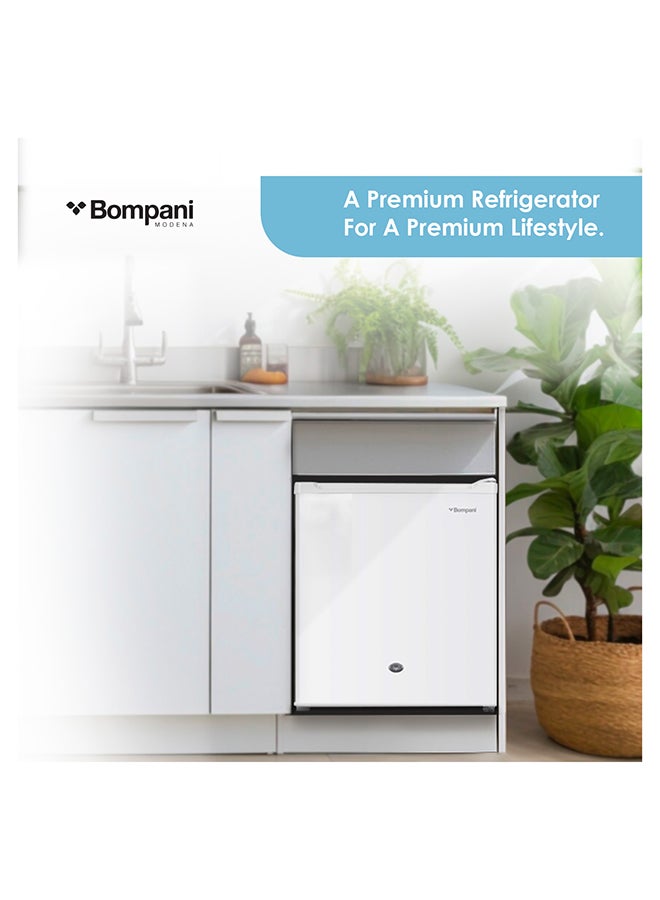 Bompani 47L Single Door Refrigerator, Defrost Fridge Freezer With Smart Sensor And Humidity Control With 1 Year Full And 5 Year Compressor Warranty - 64 L BR64 White - Image 4