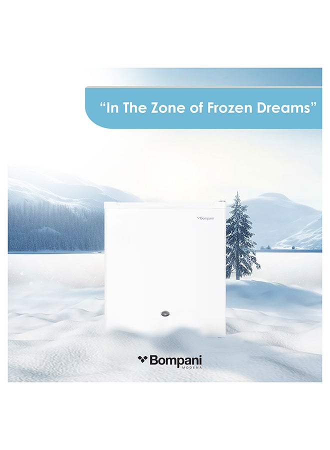 Bompani 47L Single Door Refrigerator, Defrost Fridge Freezer With Smart Sensor And Humidity Control With 1 Year Full And 5 Year Compressor Warranty - 64 L BR64 White - Image 5