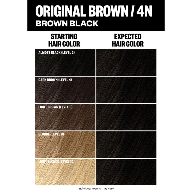 IGK Permanent Hair Dye Color Kit | 4N Original Brown - Brown Black | 100% Gray Color Coverage + Strengthen + Shine | Ammonia Free - Image 4
