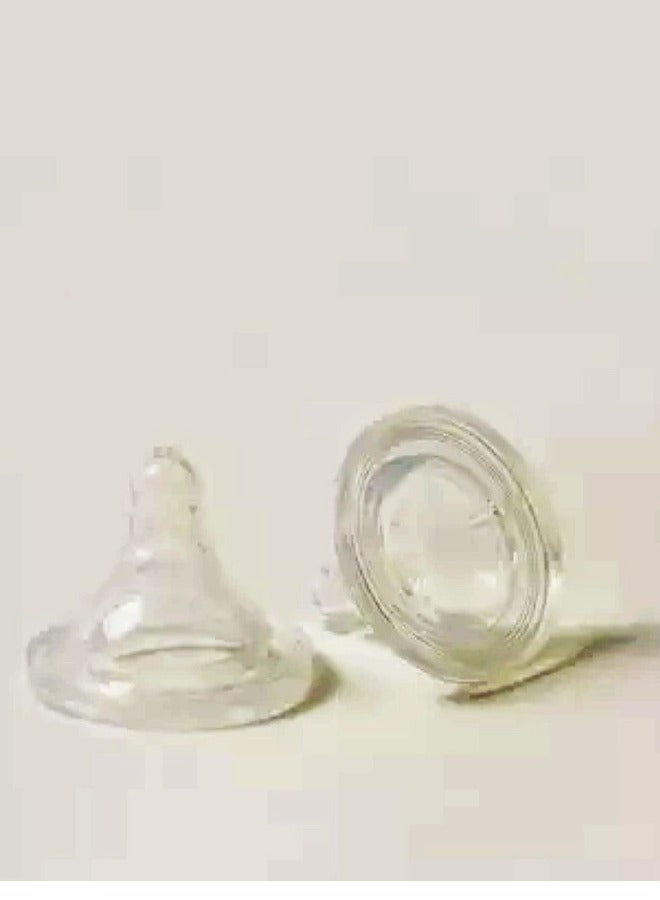 giggles Slow Flow Nipple 2 Pieces Set 0M + - Image 2