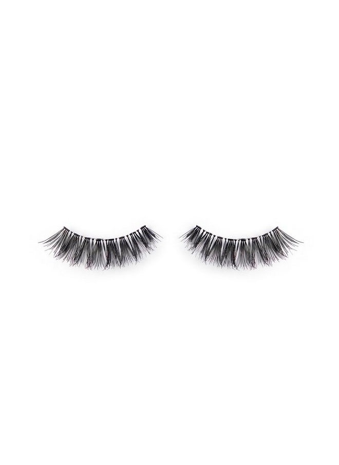 UROPARIS - Pro 5 Eyelashes For Women - Handmade Eye Lashes | Lightweight False Lashes With Premium Virgin Hair | Invisible Band | For Glam Look & Enhance Beauty (Black) - 1 Pair - Image 1
