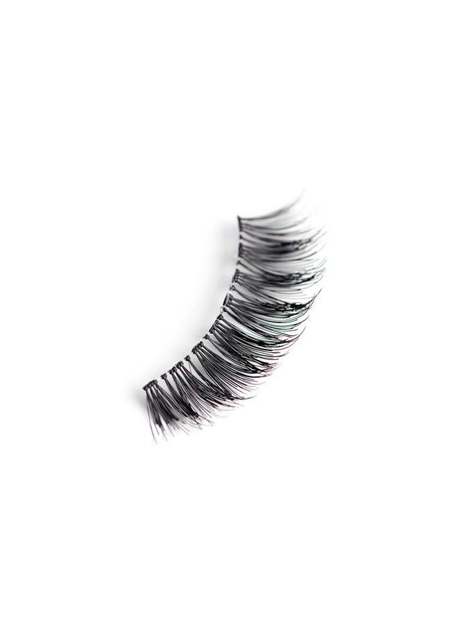 UROPARIS - Pro 5 Eyelashes For Women - Handmade Eye Lashes | Lightweight False Lashes With Premium Virgin Hair | Invisible Band | For Glam Look & Enhance Beauty (Black) - 1 Pair - Image 1