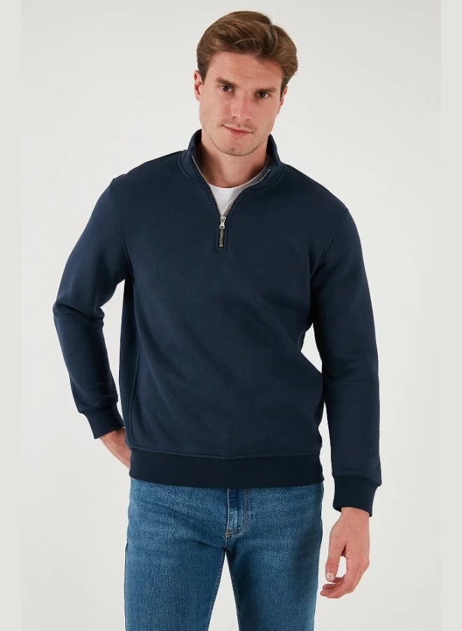 Buratti  Buratti Cotton Regular Fit Stand Collar 2-Pack Sweat Men's SWEAT 59052592S2 for Men | Best Price UAE