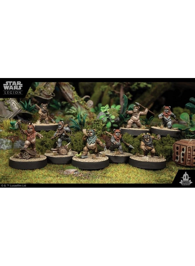 Atomic Mass Games Atomic Mass Games Star Wars: Legion Ewok Warriors Unit Expansion - Endor's Iconic Natives! Tabletop Miniatures Game, Strategy Game for Kids and Adults, Ages 14+, 2 Players, 3 Hour Playtime, Made - Image 4