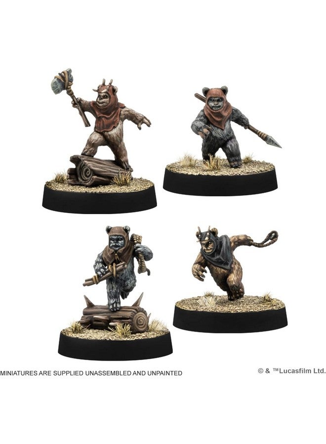Atomic Mass Games Atomic Mass Games Star Wars: Legion Ewok Warriors Unit Expansion - Endor's Iconic Natives! Tabletop Miniatures Game, Strategy Game for Kids and Adults, Ages 14+, 2 Players, 3 Hour Playtime, Made - Image 3