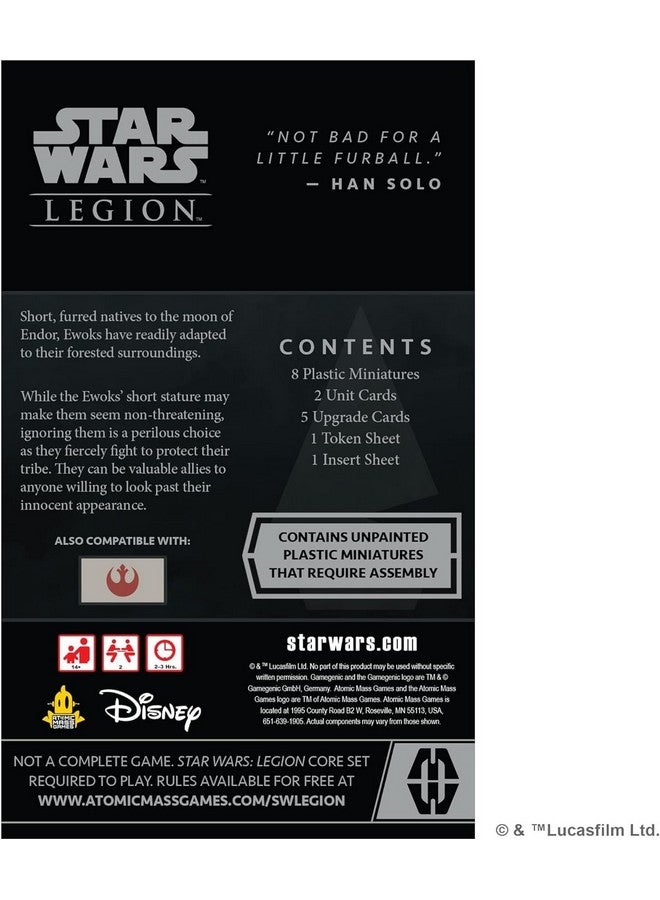 Atomic Mass Games Atomic Mass Games Star Wars: Legion Ewok Warriors Unit Expansion - Endor's Iconic Natives! Tabletop Miniatures Game, Strategy Game for Kids and Adults, Ages 14+, 2 Players, 3 Hour Playtime, Made - Image 2